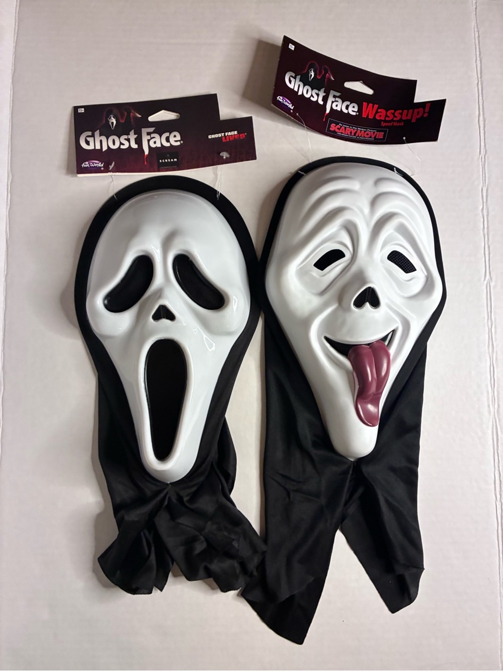 2 Fun World Scary Movie 6 Wassup Spoof Mask And Scream Ghost Face Lives Bundle